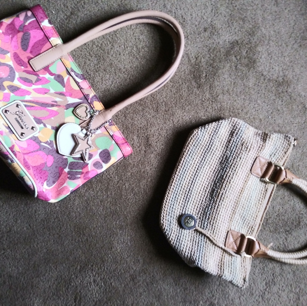 Guess and The Sak purses